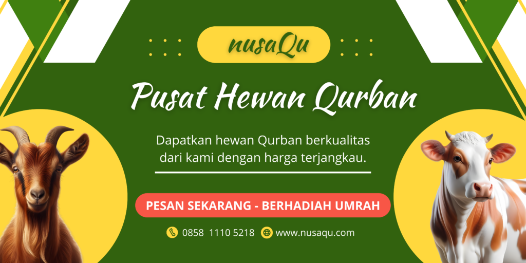 banner nusaQu pusat hewan qurban berhadiah umrah jabodetabek